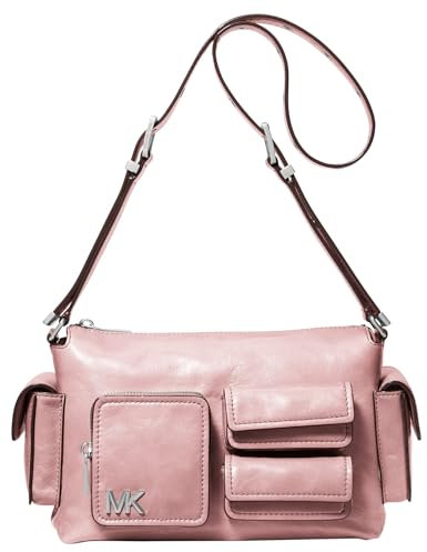 Michael Kors Damen Dakota Medium Pocket Shoulder Bag Schulterhandtasche, Smokey Rose