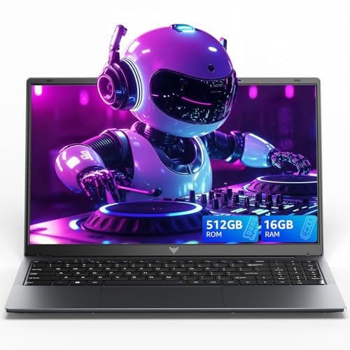 ACEMAGIC 2025 PC Portatile,Alder Lake-N97,16GB RAM 512GB SSD,15,6 FHD (1920x1080) Laptop con Italiano Pellicola Protettiva per Tastiera, Portatili Notebook,PC Portatile in Offerta,HDMI,Ufficio