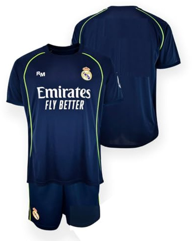 Real Madrid Auswärtstrikot 25/26 für Kinder - Größe 116 bis 164 - Saison 2025/2026 - Offizielles Fanprodukt Kids