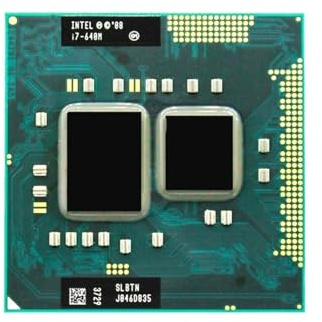 Core I7 640m SLBTN Dual Core 2.8GHz L3 4M notebook CPU Laptop Processor works on HM55