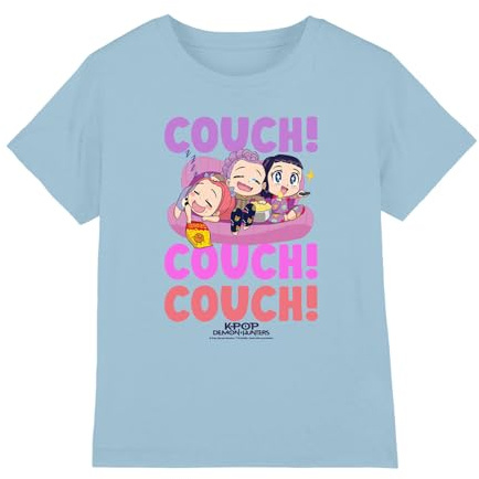 Kpop Demon Hunters Unisex Kids Kpop Demon Hunters - Huntrix Couch Couch Couch Kids T Shirt T-Shirt