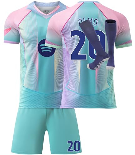 Generisch Fussball Trikot Kinder Erwachsene 25/26 Fußball Trikot Trainingsanzug,Herren Junge Heim/Auswärts Football Kit Set