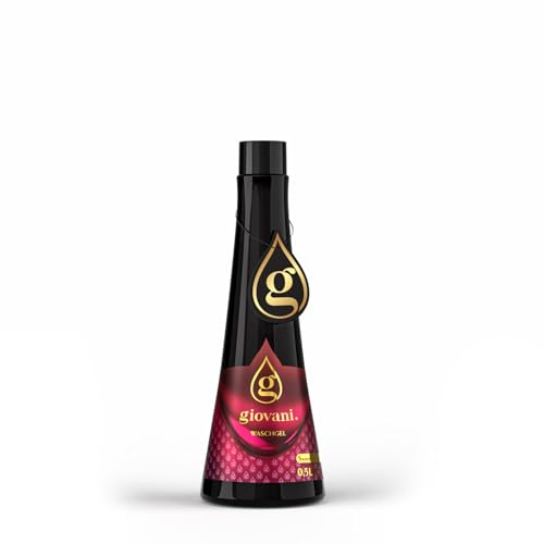 Giovani Sweet Wäschegel 500 ML Waschmittel | Hochkonzentriertes Color-Flüssigwaschmittel für weiße, bunte und dunkle Wäsche | Süß Blumenduft | Entfernt Flecken bereits bei 20 °C | bis zu 50 Wäschen
