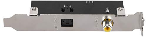 ViaGasaFamido Digitale Baffle-Soundkarte, Glasfaser-Koaxial, 24BIT192KHz High Specification, Unterstützt APE FLAC Dolby DTS für Heimkino-Benutzer