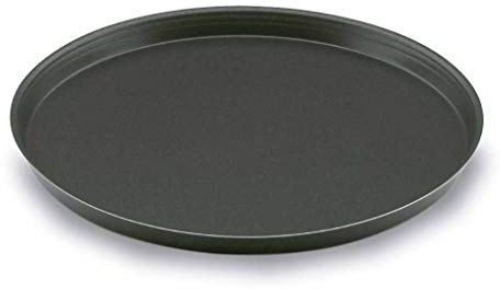 LACOR Pizzablech Aluminium, 36 cm, antihaftbeschichtet, schwarz