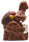 Schoko Osterhase - 18cm groß - 165g Vollmilch Schokolade - Deutsche Handarbeit ideal als Ostergeschenk - Schokohase aus der Schokoladen-Manufaktur Bengelmann