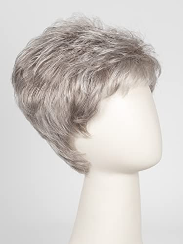 Ellen Wille Perücke, mit Schlaufe, 7,6 cm, kurze Schichten, präzise geschnitten, Spitze, Synthetik, Monofilament, Krone vorne, natürlicher Haaransatz für Damen Peluca