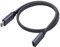 AAOTOKK Braided USB C to USB C 3.1 Gen 2 Cable Flat Short USB 3.1 Type C Male to Female Extender Cable Fast Charging Compatible for Google Pixel 3XL,Samsung Galaxy Note 10 S20,MacBook(0.5M-M/F)