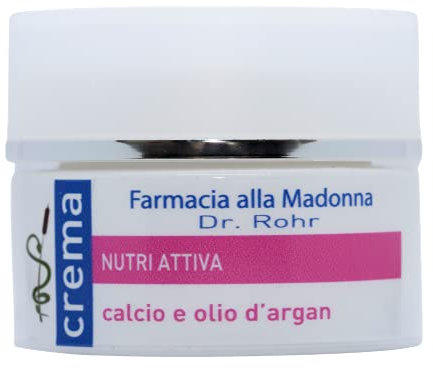 Gesichtscreme für reife Haut: Tiefenpflegung und Jugendlichkeit mit Calcium und Arganöl – Made in Italy – hellt und glättet die Striche – Damen und Herren – 50 ml