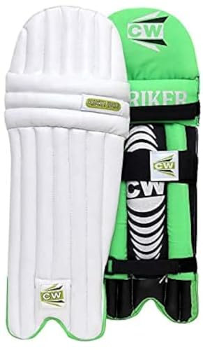 CW Striker Cricket-Schläger-Pads für Männer und Jugendliche, volle Größe – Junior Cricket Beinschutz Match Praxis & Training Jungen Schlagpolster für alle Altersgruppen (Boys)