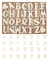 ANCLLO Holzbuchstaben A-Z und Herz-Set mit Ablagetablett, Holzbuchstaben, natürliches Holz, für Kunst, Handwerk, DIY, Hochzeit, Dekoration, 112 Stück
