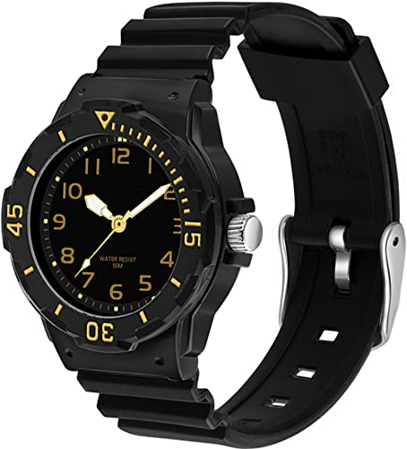 findtime Armbanduhr Damen Mädchen Weiß Rosa Grün Blau Lila Schwarz Silikonarmband Bunte Farbe Leuchtendeszeiger 5ATM Wasserdicht Analoge Quarz