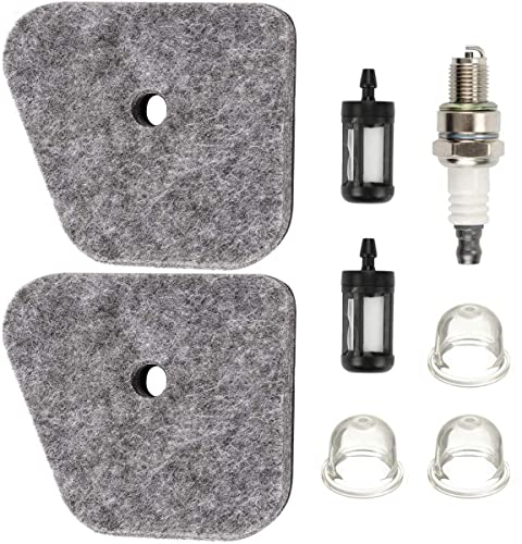 ZAMDOE Luftfilter für Stihl FS87 FS90 FS90R FS100 FS110 FS130 FS310 HL100 HL90 HL95 HT101 HT100 HT130 HT131 Fadentrimmer, ersetzt # 4180-120-1800, mit Kraftstofffilter Zündkerze