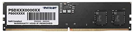 Patriot Memory Serie Signature Memoria RAM DDR5 4800 MHz PC5-38400 8GB (1x8GB) CL40 - PSD58G480041
