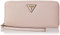 GUESS Women Laurel SLG Large Zip Around Bag, Leichte Rose