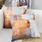 OYIMUA Deko Kissenbezug 45x45 2er Set Samt Kissenbezüge Orange Couch Landhausstil Kissenhülle Aesthetic Dekokissen Kuschelkissen Quadratisch Sofakissen Couchkissen Outdoor Kissen Zierkissen