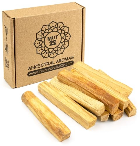 MUT22 Palo Santo Räucherstäbchen 100 g - Premium Heiliges Holz für Reinigung & Spiritualität, Nachhaltig aus Peru