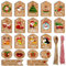 Geschenkanhänger Weihnachten 100 Stück Kraftpapier Anhänger Weihnachten Etiketten Weihnachten Anhänger Christmas Tags mit 100 Juteseil & Rot Weißes Seil für Weihnachtsbaum Präsentieren Dekoration