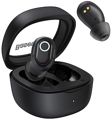 Wireless headphones Baseus Bowie WM02 TWS, Bluetooth 5.0 (black)