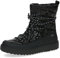 CAPRICE Damen Winterstiefeletten zum Schnüren Airmotion Gefüttert mit Reißverschluss Weite G, Schwarz (Black Comb), 38 EU