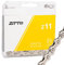 ZTTO Bike Chain 6/7/8/9/10/11/12 Speed Silver/Gold/Rainbow, Half Hollow/Full Hollow Lightweight Bicycle Chain with Quick Link 116/126 Link Universal (11 Speed Chain, Silver, 1)
