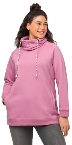 Ulla Popken Damen große Größen, Sweatshirt Himbeere 46-48