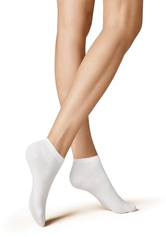 KUNERT Damen Sneaker Socken Sensual Cotton druckfrei 128 den white 35/38