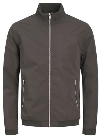 JACK & JONES Men's Jjerush Harrington Bomber Noos Jacket, Mulch, S