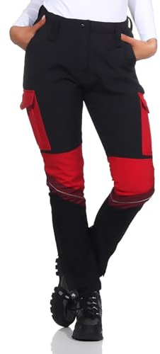 Rock Creek Softshellhose Damen Outdoorhose Wanderhose D-483 | Funktionale Trekkingpants für Frauen, für Wandern, Wintersport und Arbeit