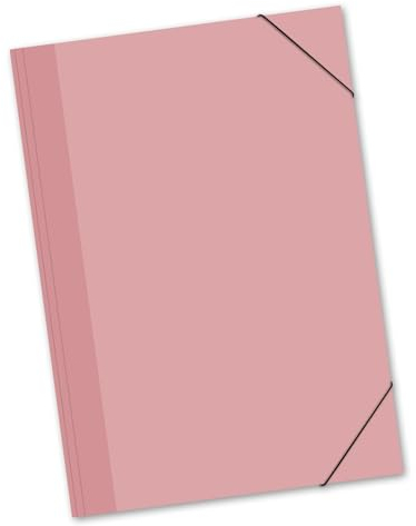 itenga große Zeichenmappe DIN A2 - Farbauswahl - Gummizugmappe Sammelmappe - für Kinder Jugendliche Schüler Mädchen Jungen Erwachsene (pastell rosa)