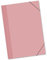 itenga große Zeichenmappe DIN A2 - Farbauswahl - Gummizugmappe Sammelmappe - für Kinder Jugendliche Schüler Mädchen Jungen Erwachsene (pastell rosa)