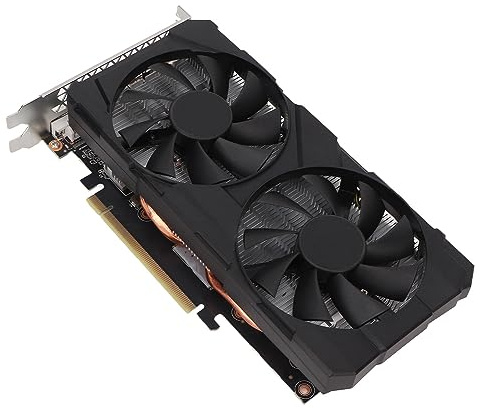 Gonetre Carte Graphique de Jeu GTX 1660super 6GB GDDR6 192bit Prise en Charge 1080p DVI DP HD Carte Graphique D'interface Multimédia avec Deux Ventilateurs