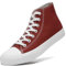 sharllen Unisex Sneaker Stoffschuhe Damen Herren Canvas Schuhe High Top Turnschuhe(red 255)