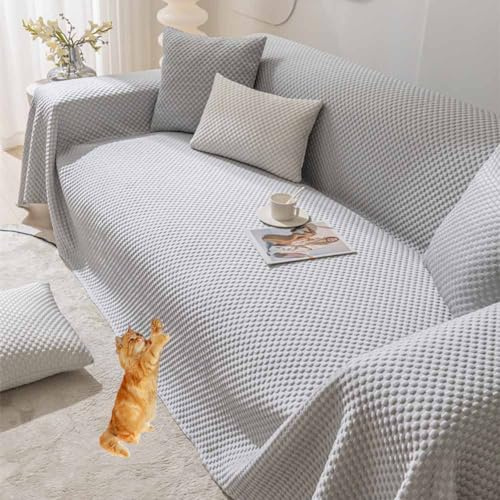 HLTQL Sofa Überwurfdecke XXL, Sofadecke rutschfest, Sofaüberwurf Decke Ecksofa L Form, Couch Überwurf Sofaüberwürfe U Form, Couchdecke Überwurf(#404,210 * 400cm)