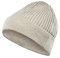 FALKE Unisex Beanie-Mütze Basic Fancy Lambswool U Be Wolle schnelltrocknend warm 1 Stück, Beige Linen Melange 4541, OneSize