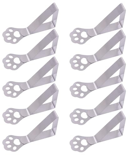 MAEXUS® Tischdeckenbeschwerer für DraußEn, 10 Stück Tischtuchklammern Katzenkrallendesign, Tischdecken Klammern für Den Garten, Tischdecke Klammern für Picknicks Gartenpartys Hochzeiten