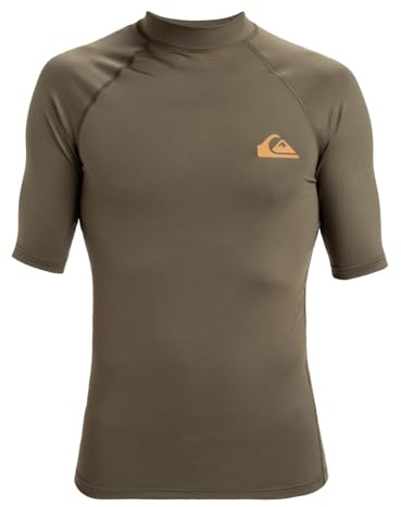 Quiksilver - Upf50 Ss S/SL Surf Tee for Mens - Iris Leaf - M