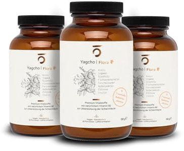 Yagcho Flora | Darmflora Komplex 12x150g | Vitalpilz Mix | Darmkur Probiotika | TCM Heilpilze | Darmgesundheit | Nahrungsergänzungsmittel