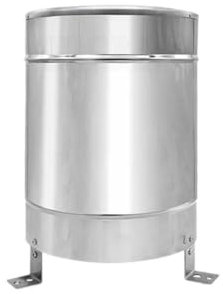 NURII Edelstahl Regensensor, Niederschlags-Doppelkipper Wetterstation Sender, Regenmesser(0.2MM-0-10V)