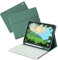 KVTVOU Keyboard Case for iPad 11th Generation A16 2025, iPad 10th Generation 2022 10.9 Inch, Wireless Bluetooth Keyboard, Magnetic Detachable, 7 Backlight Colors, Built-in Pencil Holder, Dark Green