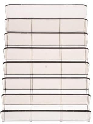GRIRIW 2 Stück Acryl Geldkassette mit Unabhängigen Fächern und Offenem Design für Einfachen Zugriff Moderner Stilvoller Geldorganizer für Büro und Kassenbereich