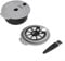 ZiStarlilife Lot de capsules de café réutilisables pour machines Bosch Tassimo, capacité de 12 g avec couvercles, cuillère et brosse, en plastique gris, rechargeables pour brassage maison