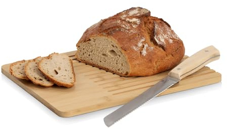 Zeller 25648 Brot-Schneidebrett, Bambus FSC 100%
