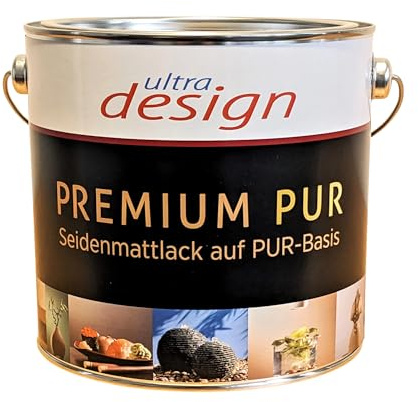 IMparat UD PREMIUM PUR weiß, 750 ml Premium-Seidenmattlack auf Polyurethan-Basis| für hoch kratz- und abriebbeständige Lackierungen | innen und außen | hoch deckend | schnelltrocknend | Profi-Qualität