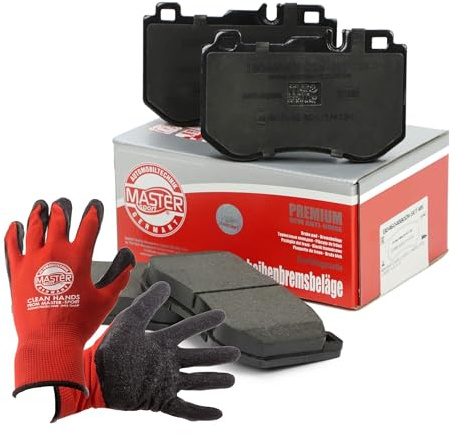 Master-Sport 13046048802N-SET-MSP Bremsbeläge + Handschuhe vorne für MERCEDES C-CLASS (W205, S205, C205, A205)