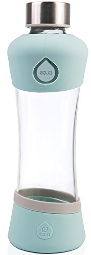 EQUA SQ AC M Bouteille en verre, Menthe active, 750 ml