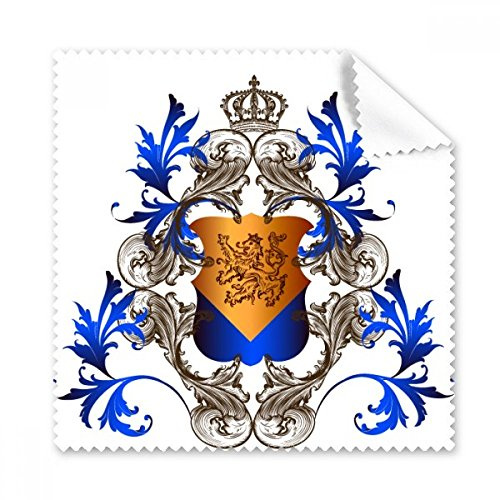 DIYthinker Mittelalterliche Ritter von Europa Crown Emblem Schild Brillenputztuch-Reinigungstuch Geschenk Telefon Screen Cleaner 5pcs