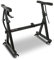 Plixio Piano Keyboard Stand with Wheels, Z Style Adjustable and Portable, Professional, Heavy Duty for 54-88 Keys