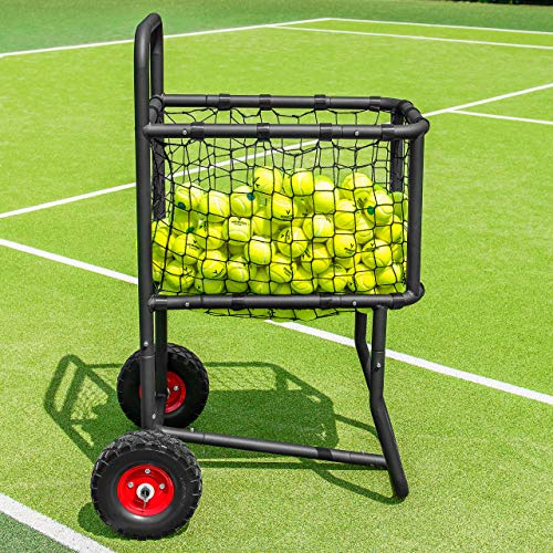Vermont Chariot pour Balles de Tennis – Trolley en Acier avec Capacité de 300 Balles