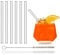 Halm Glass Straws - 6 Inch Short Drinking Straws Reusable 6 pcs + Plastic-Free Cleaning Brush - Dishwasher Safe - Eco-Friendly - Made in Germany - Perfect for Tumbler, Cocktails